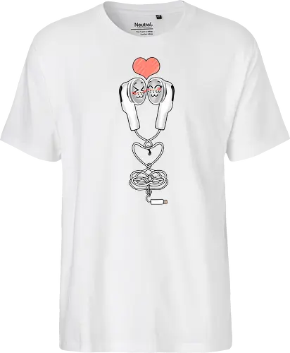 Earbuds Tangled In Love (Verliebte verknotete Ohrhörer)