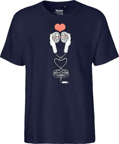 Earbuds Tangled In Love (Verliebte verknotete Ohrhörer)