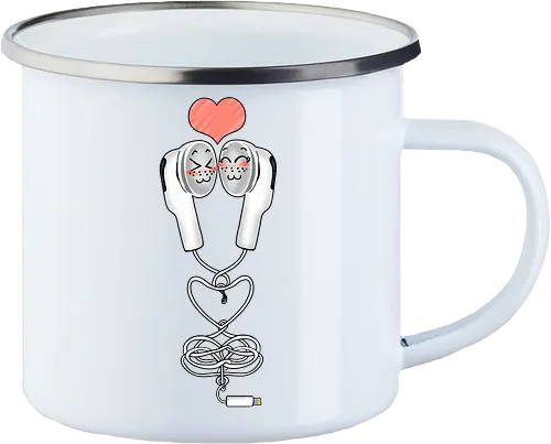 Earbuds Tangled In Love (Verliebte verknotete Ohrhörer)