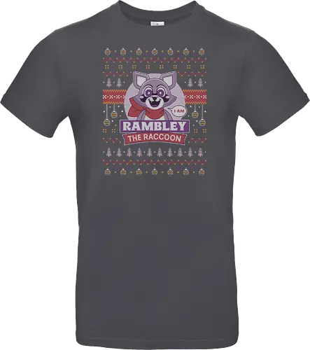 Rambley Raccoon Ugly Sweater