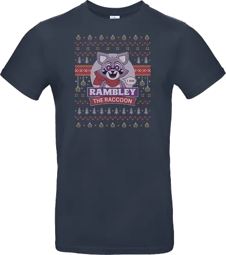Rambley Raccoon Ugly Sweater
