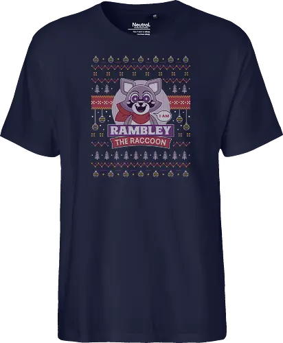 Rambley Raccoon Ugly Sweater