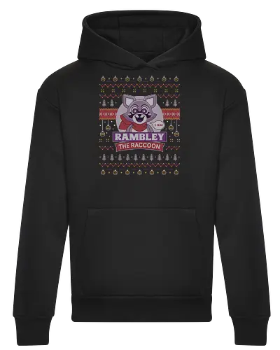 Rambley Raccoon Ugly Sweater