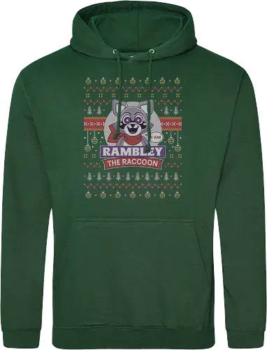 Rambley Raccoon Ugly Sweater