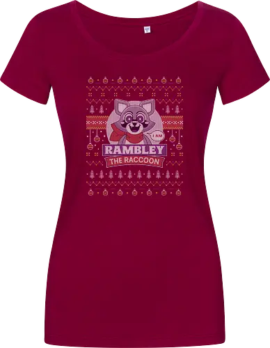 Rambley Raccoon Ugly Sweater
