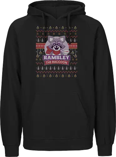 Rambley Raccoon Ugly Sweater