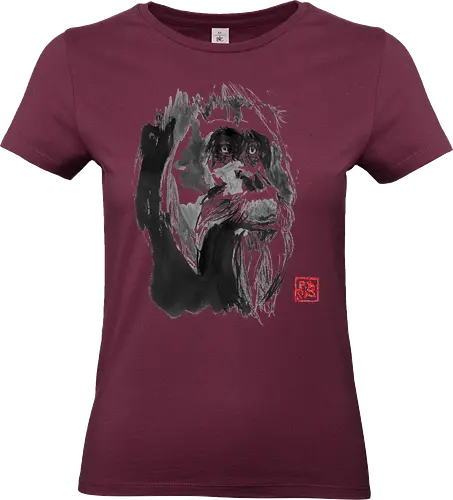 orangutan paper - orangutan, ape, sumie, japan - Standard T-Shirt (Women)