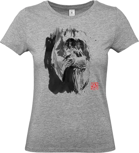 orangutan paper - orangutan, ape, sumie, japan - Standard T-Shirt (Women)