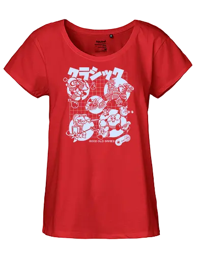 Die gute alte Spiele 04 - retro, gaming, gamer, retro gamer - Fairtrade Girl Shirt