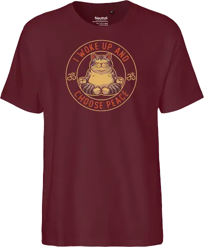 I Woke Up and Choose Peace - Yoga Cat