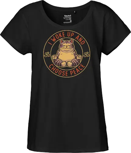 I Woke Up and Choose Peace - Yoga Cat