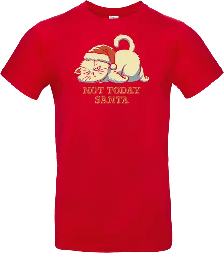 Not Today Santa - Lazy Christmas Cat 