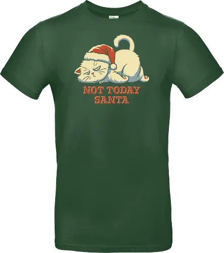 Not Today Santa - Lazy Christmas Cat 