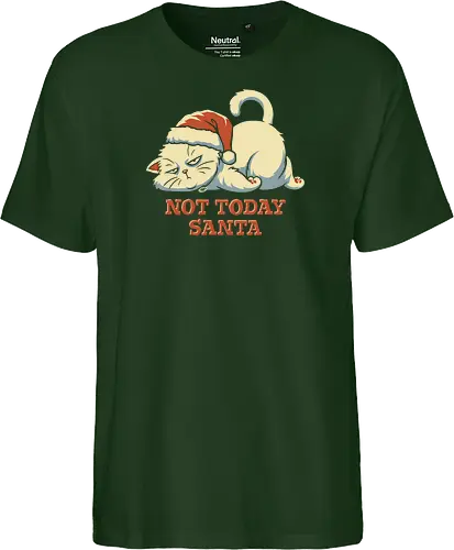 Not Today Santa - Lazy Christmas Cat 
