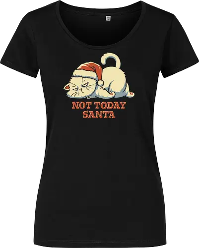 Not Today Santa - Lazy Christmas Cat 