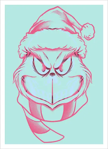 anaglyph grinch