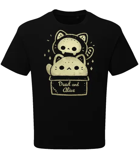 Creepy Kawaii Schrodingers Cat