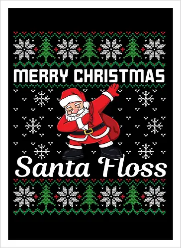 Merry Christmas and  Santa Floss