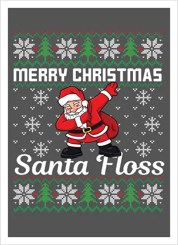 Merry Christmas and  Santa Floss