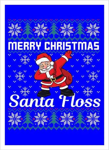 Merry Christmas and  Santa Floss