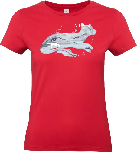 Beutelwolf Silhouette - Beutelwolf, silhouette - Standard T-Shirt (Women)