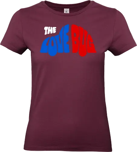 The Love Bug Art - beetle, cinema, funny, gaming, anime, nerd, television, joke, meme, vintage, funny quote, memes, funnytee, funny pop, humor, parody, geek - Standard T-Shirt (Women)