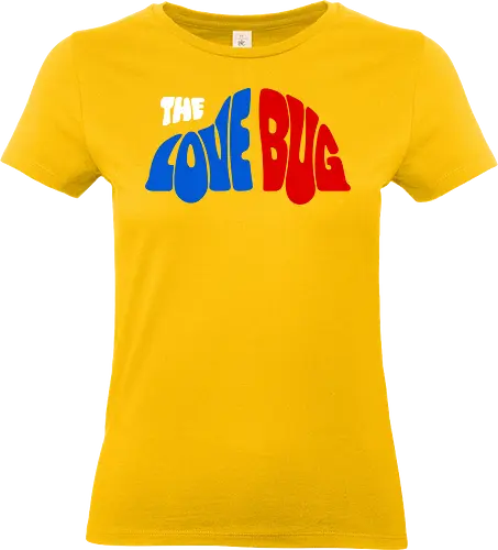 The Love Bug Art - beetle, cinema, funny, gaming, anime, nerd, television, joke, meme, vintage, funny quote, memes, funnytee, funny pop, humor, parody, geek - Standard T-Shirt (Women)
