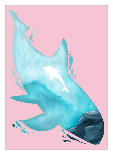 Vaquita Silhouette