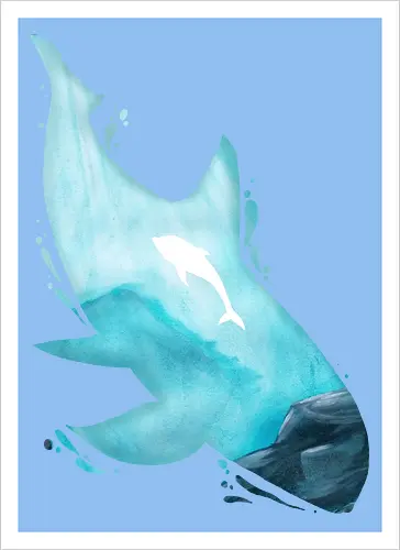 Vaquita Silhouette