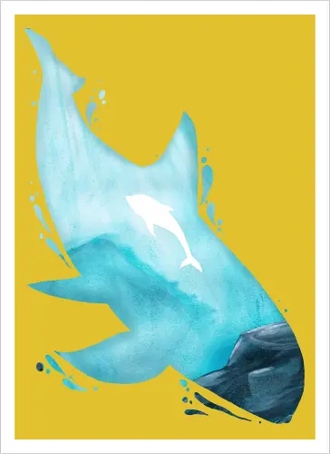 Vaquita Silhouette