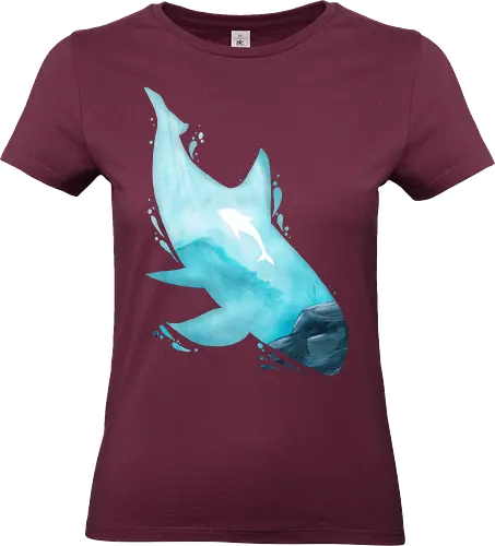 Vaquita Silhouette - wasser, vaquita, silhouette, wal - Standard T-Shirt (Women)