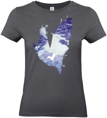 Fledermaus Silhouette - fledermaus, silhouette, wald - Standard T-Shirt (Women)