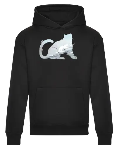 Schneeleopard Silhouette