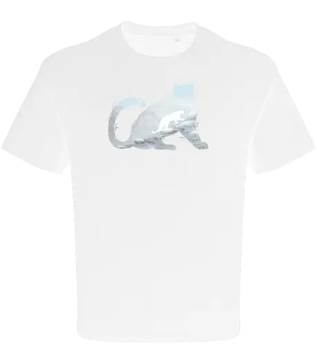 Schneeleopard Silhouette