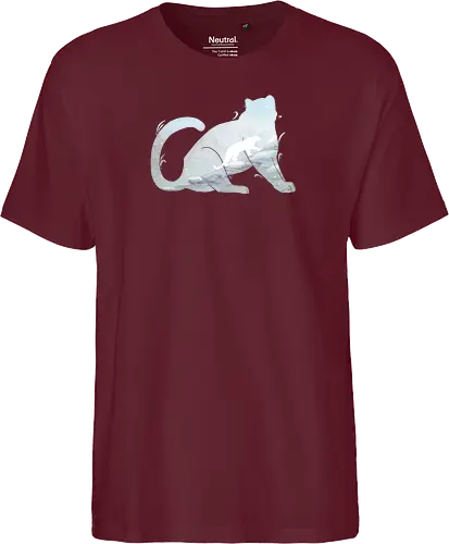 Schneeleopard Silhouette