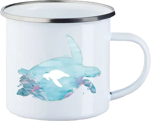 Meeresschildkröte Silhouette