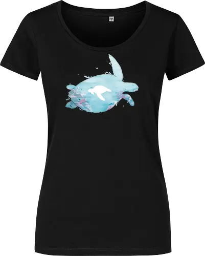Meeresschildkröte Silhouette