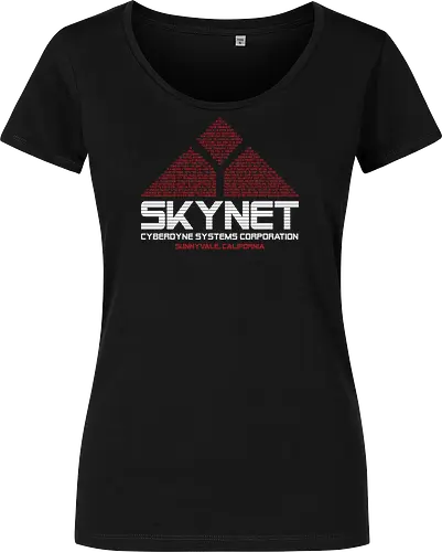 Cyberdyne systems corp - retro, vintage, logo, action movies, cibor, robot, 80s, 90s - Women T-Shirt