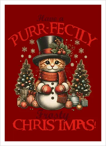 Have a PURR-FECTLY Frosty CHRISTMAS!