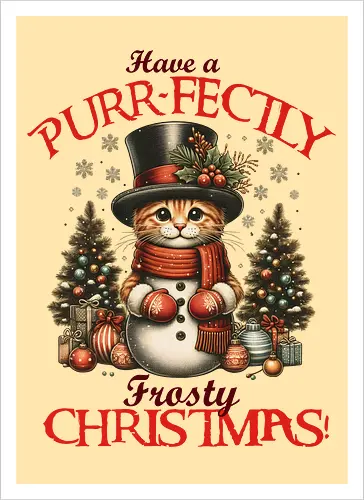 Have a PURR-FECTLY Frosty CHRISTMAS!