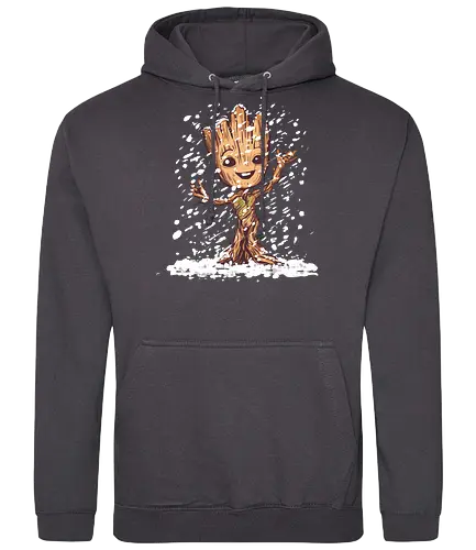 I am winter - cute, baby groot, kawaii, funny, scifi, movie, pop culture - Standard Hoodie