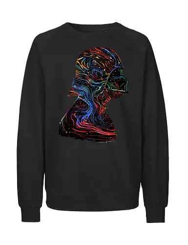 Psychedelic side of the force - scifi, movie, pop culture - Fairtrade Sweatshirt