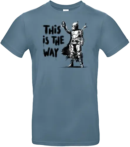 This is my way - funny meme, memes, Bounty Hunter, graffitti, street art, scifi - Standard T-Shirt