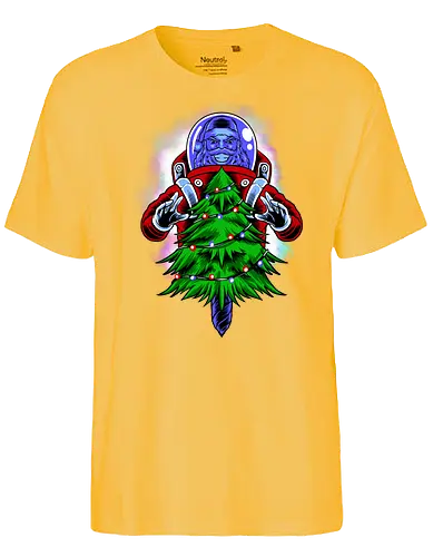 end of light  - ugly christmas, christmas, xmas, retro, christmastree, christmas party, logo, snowman, winter, snow, pixel, vintage, classic - Fairtrade T-Shirt