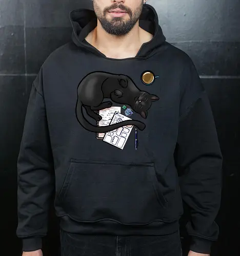 Pen n Paper Katze, Schwarz