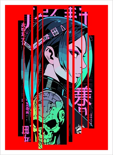 Kanji der giftigen Frau