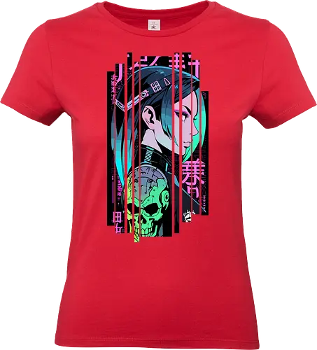 Kanji der giftigen Frau - amerikanisch, Japan, Mädchen, indisch, lm2kone, cool, neueste, Popart, Pop Art, japanisch, futuristisch, Kanji, Frau, ästhetisch, Sonnenuntergang, großartig, Spiele, Gaming - Standard T-Shirt (Women)