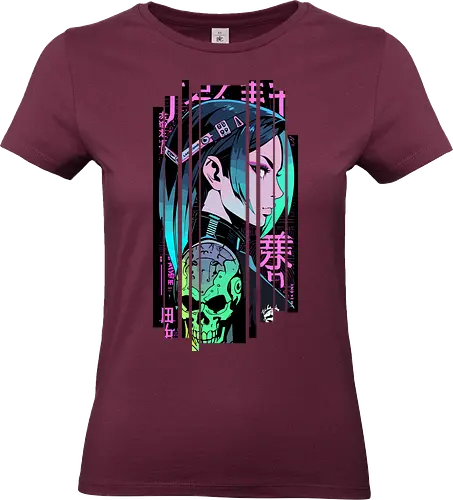 Kanji der giftigen Frau - amerikanisch, Japan, Mädchen, indisch, lm2kone, cool, neueste, Popart, Pop Art, japanisch, futuristisch, Kanji, Frau, ästhetisch, Sonnenuntergang, großartig, Spiele, Gaming - Standard T-Shirt (Women)
