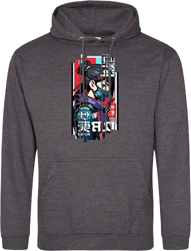 Cyborg Japan rot blau