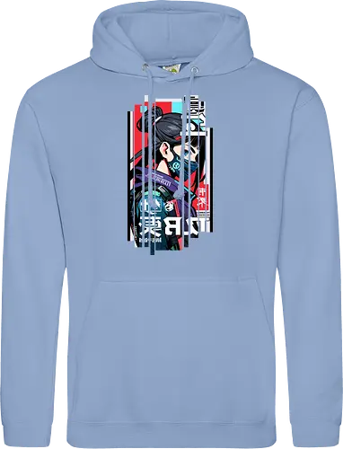 Cyborg Japan rot blau